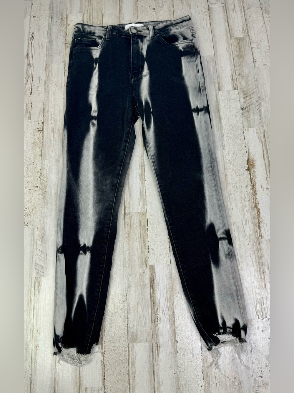 Vervet Black/white Skinny Jeans 29 (28x27) High Rise